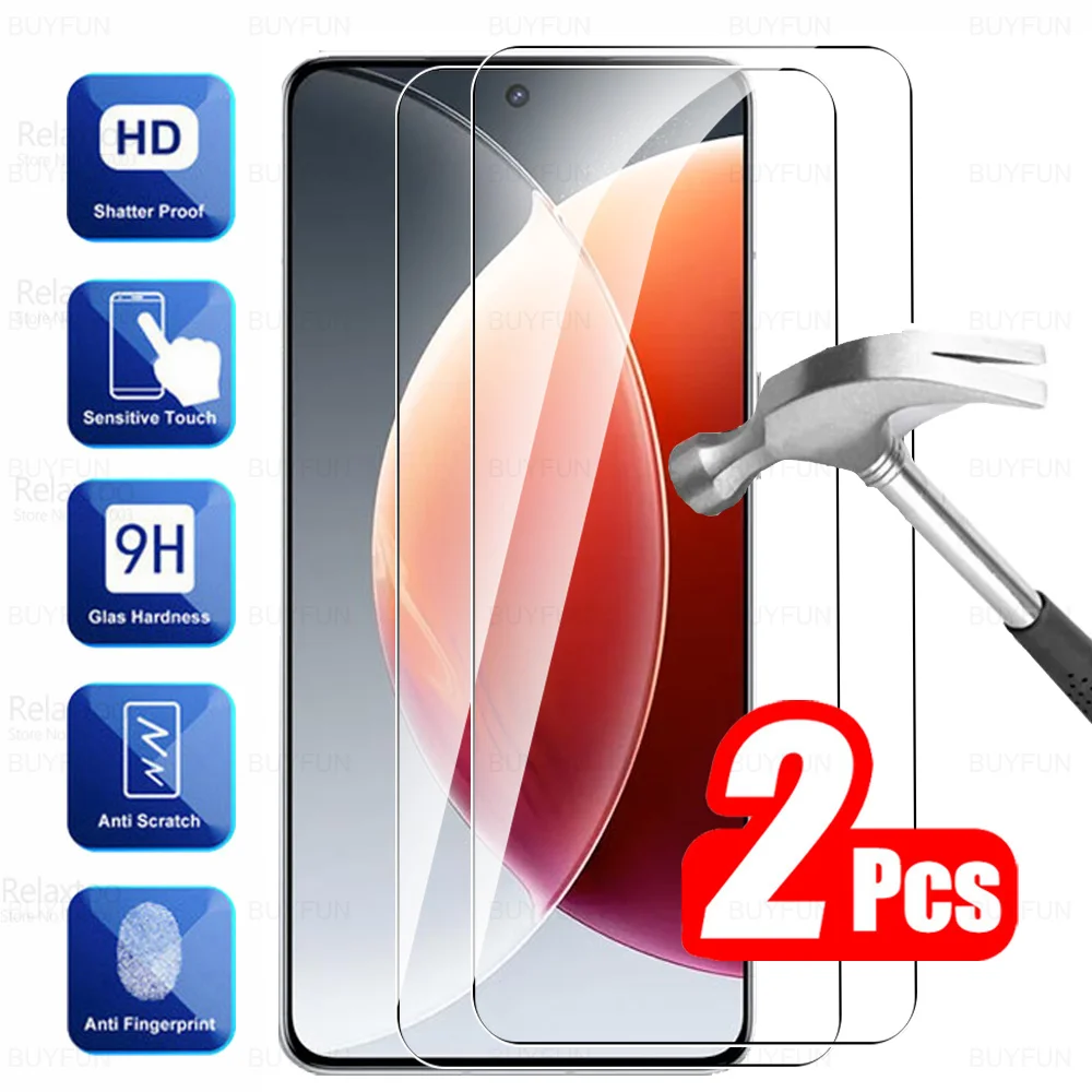 For Tecno Camon 30 Premier Glass 2Pcs Tempered Glass Camon30 Pro 30Premier 30Pro 5G TecnoCamon30 4G Screen Protector Cover Film