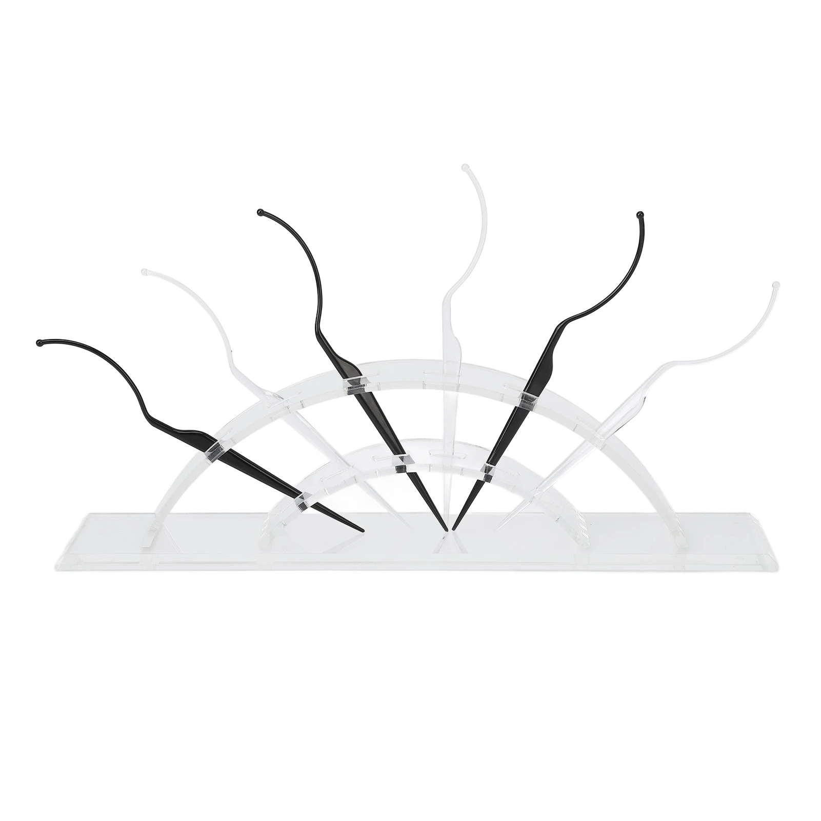 6pcs False Eyelashes Display Stick Holder Applicator Tool 3D Eyelash Extensions Style Try On Sticks