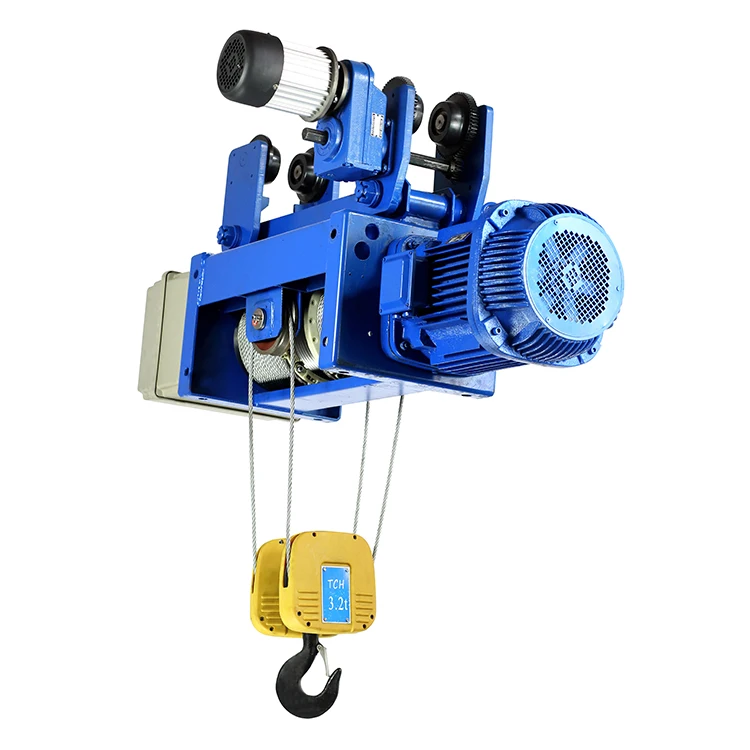 Hot Sale 30M Single Rail Electric Wire Rope Air Hoist 2T-32T New Condition