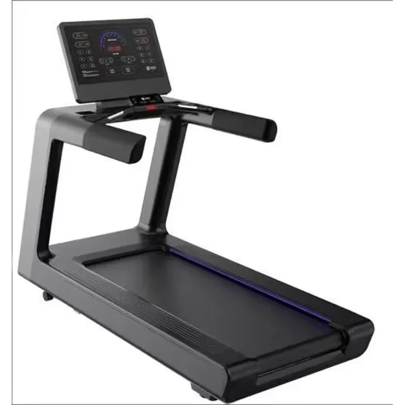 Electric Professional Treadmill with LED Display Aluminum Alloy Manual Incline Commercial Gym Sports Fitness Running Machine