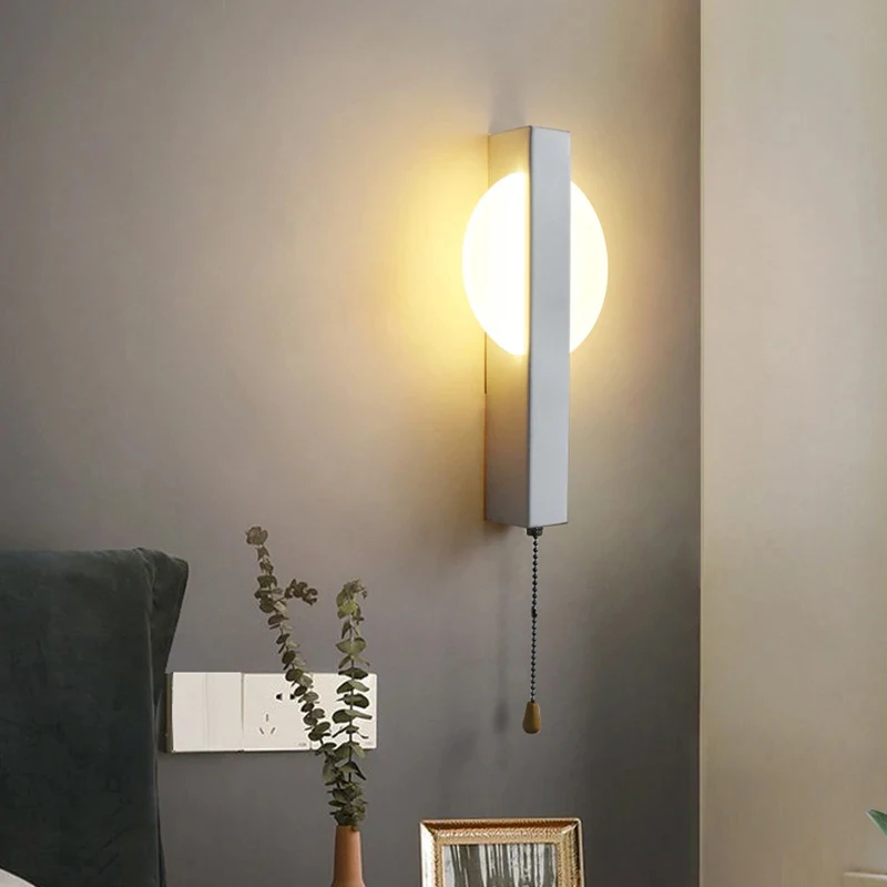 Ajustável giratória LED lâmpada de parede, embutido sconce, luz de leitura, quarto, hotel noite, livro lâmpada, decoração luminárias, 180 °