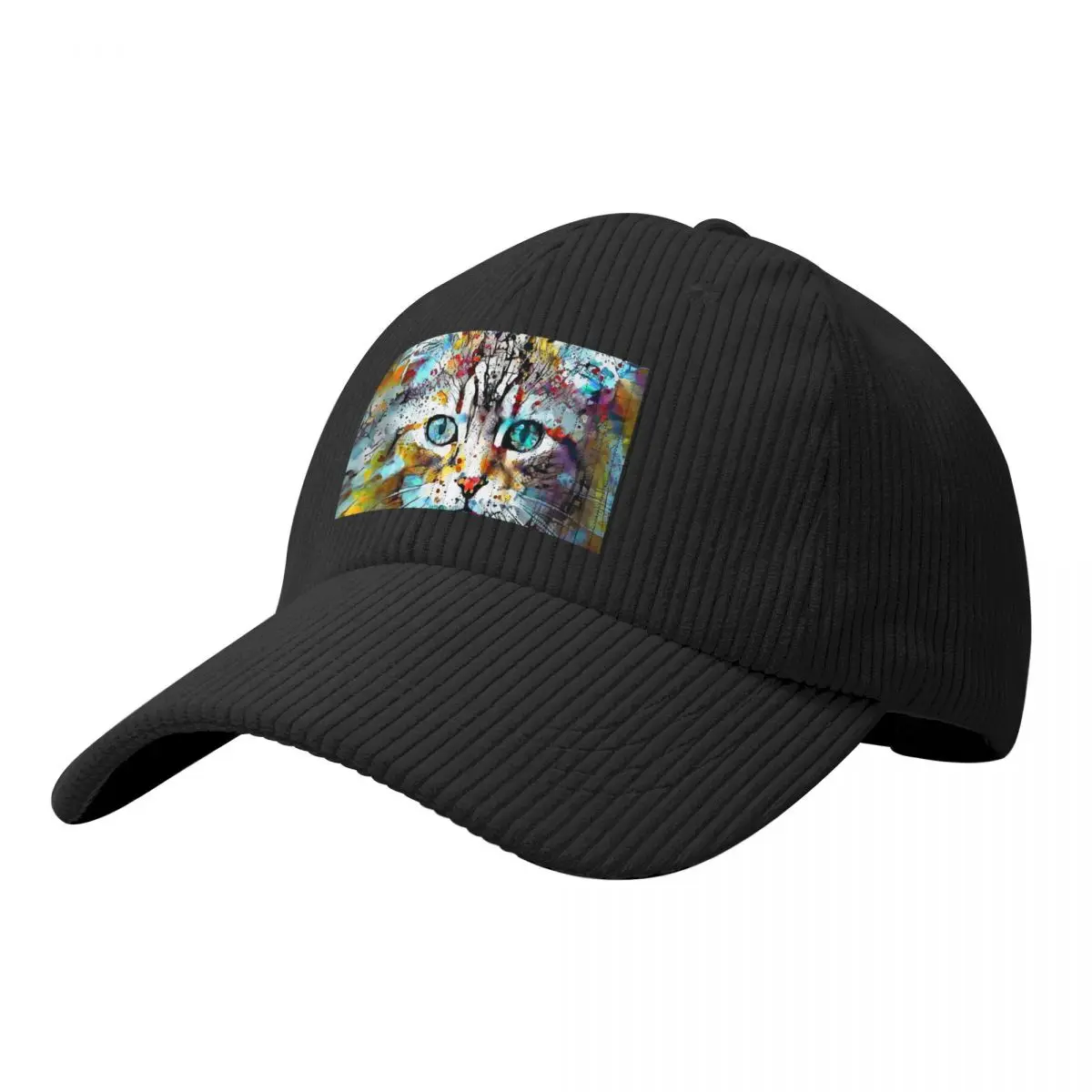 

Abstractions of abstract abstraction of cat Baseball Cap Vintage party Hat Golf Wear Sunhat Women Caps Men's