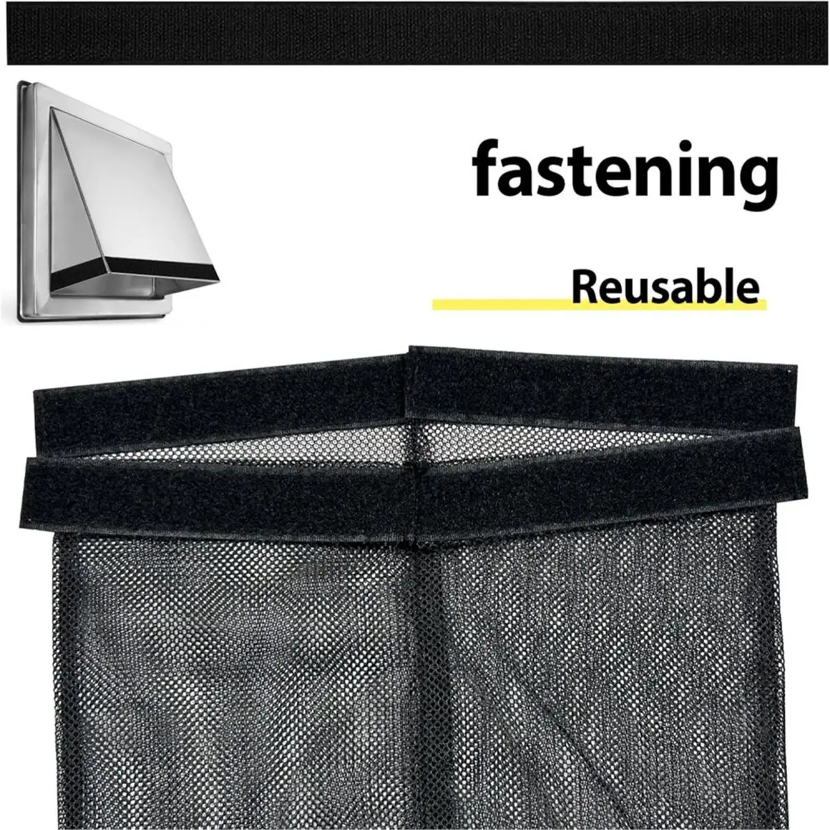 A1041P ~Drying Machine Ventilation Cotton Bag Dryer Ventilation Cotton Trap External Ventilation Cover for 4-Inch Exhaust Port