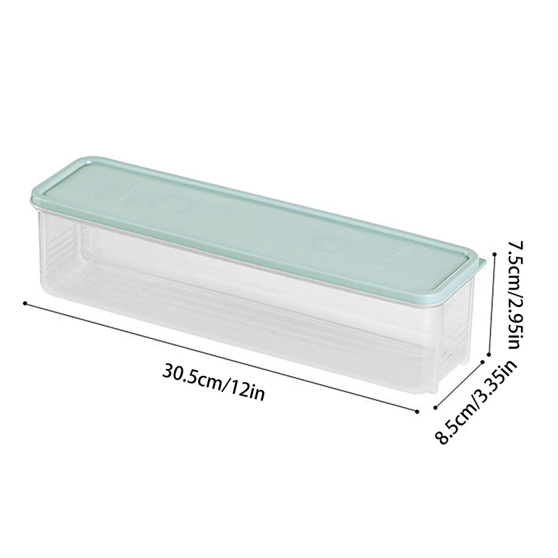 With Lids For Cereal Pasta Vegetables For Kitchen Pantry Organizer Long Rectangular Box Airtight Plastic Food Storage Containers
