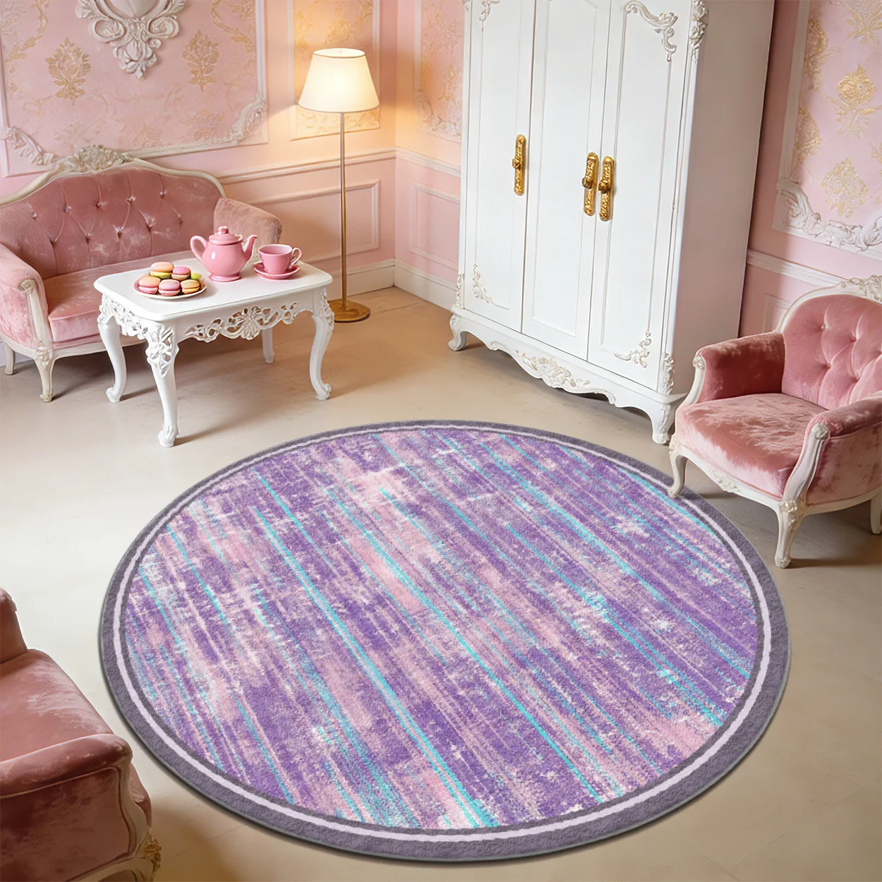 Vintage Marine Life Graphic Washable Carpet Durable Entrance Rug For Coffee Shop Office Supermarket Store Entryway