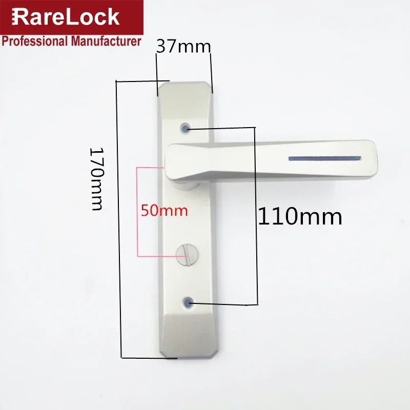 Keyless Handle Door Lock for Bedroom Bathroom Women Cloakroom Dress Fitting Room Toilet Public Convenience Rarelock MS526 I