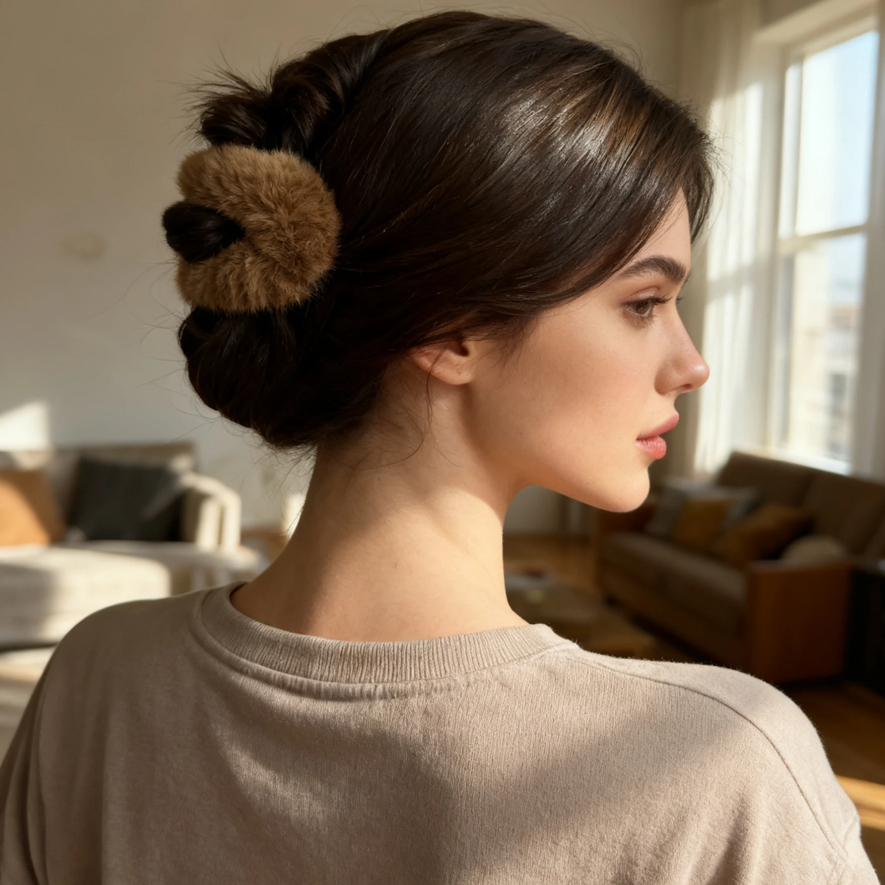 1pc Herfst Winter Nieuwe Harige Banaan Clip Twist Klem Gesp Clips Voor Vrouwen Meisjes Elegante Haarspelden Mode Pluche Haarspeldjes