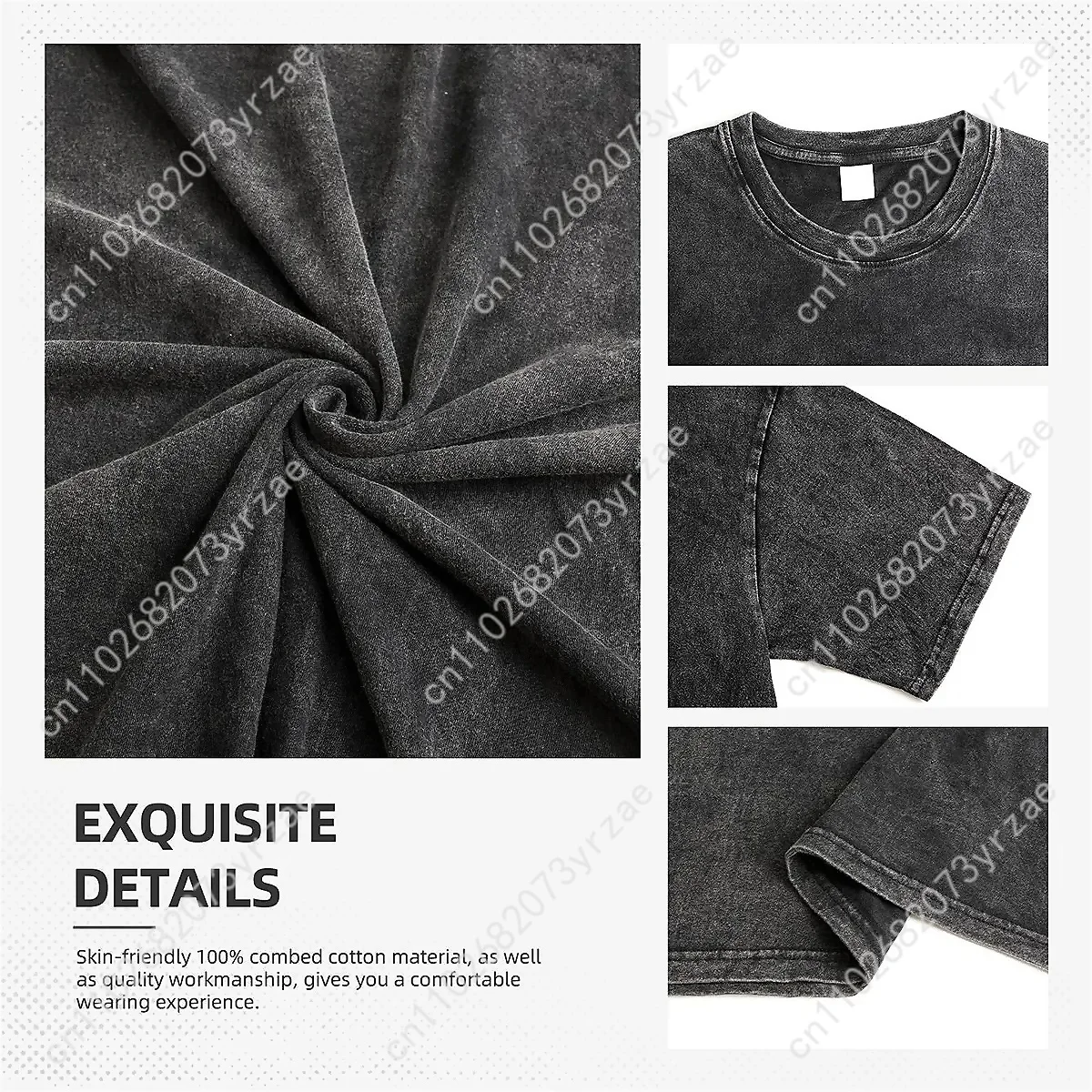 Burzum Retro Wash Tshirt Man Woman High Quality Vintage T Shirt Cotton Short Sleeves Fashion T-shirt Soft Breathable Tops