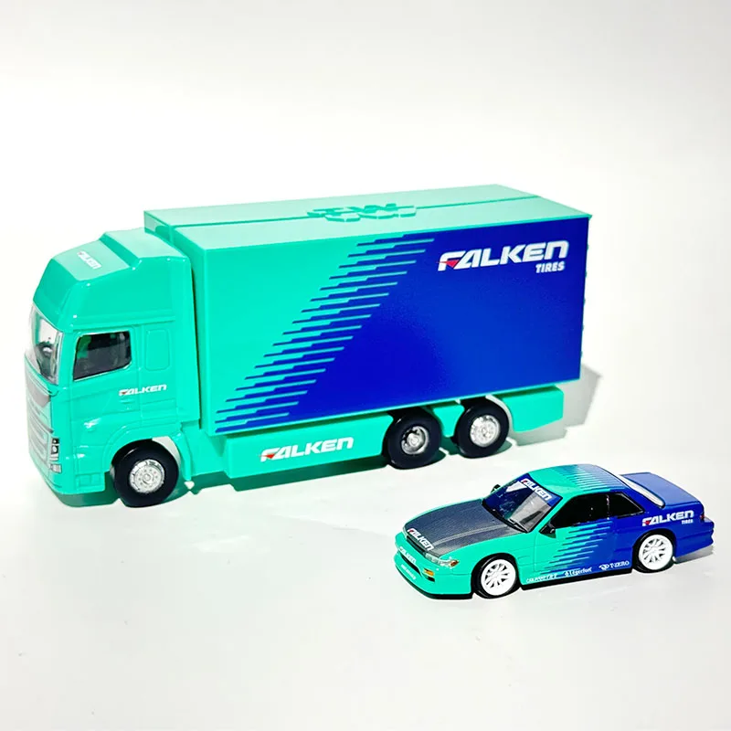 

In Stock TW 1:64 Hilux AXCR 2017 Plastic Truck Packaging S13 EG6 Diecast Diorama Car Model Collection Toys Tarmac Works