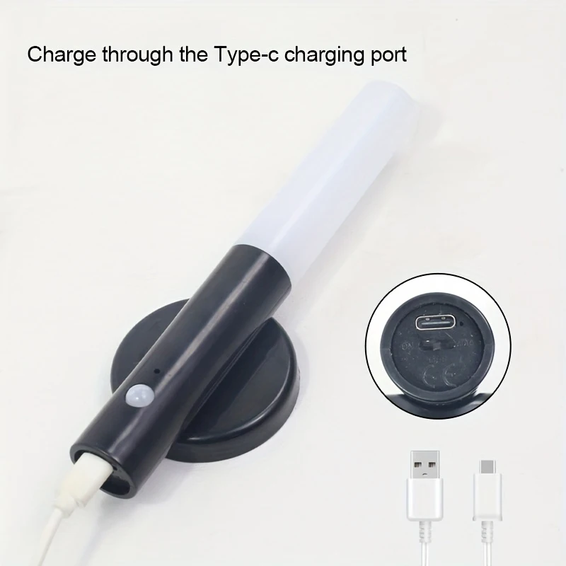 LED Magnetic Wall Lamp with Body Sensor Portable Torch for Indoor Stair Porch Room Atmosphere Decor Night Lights