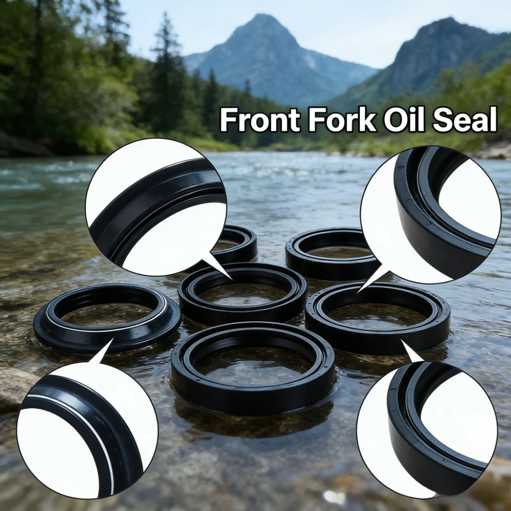 

2/4/8pc 41x53x8/10.5 Front Fork Dust Oil Seal For Yamaha MT125 YZF125R T-MAX 530 MT03 321 14 2015 2016 2017 2018 2019 2020 2021