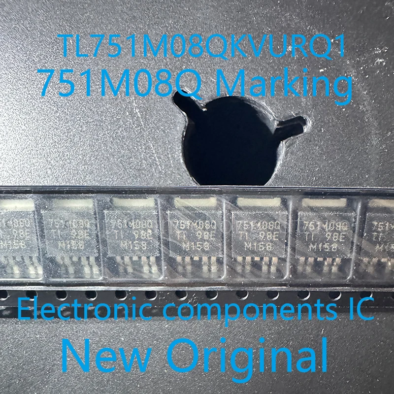 New Original TL751M08QKVURQ1 TL751M08Q 751M08Q MARKING CODE LDO Regulator Pos 8V 0.75A Automotive 5-Pin(4+Tab) TO-252 T/R 10PCS