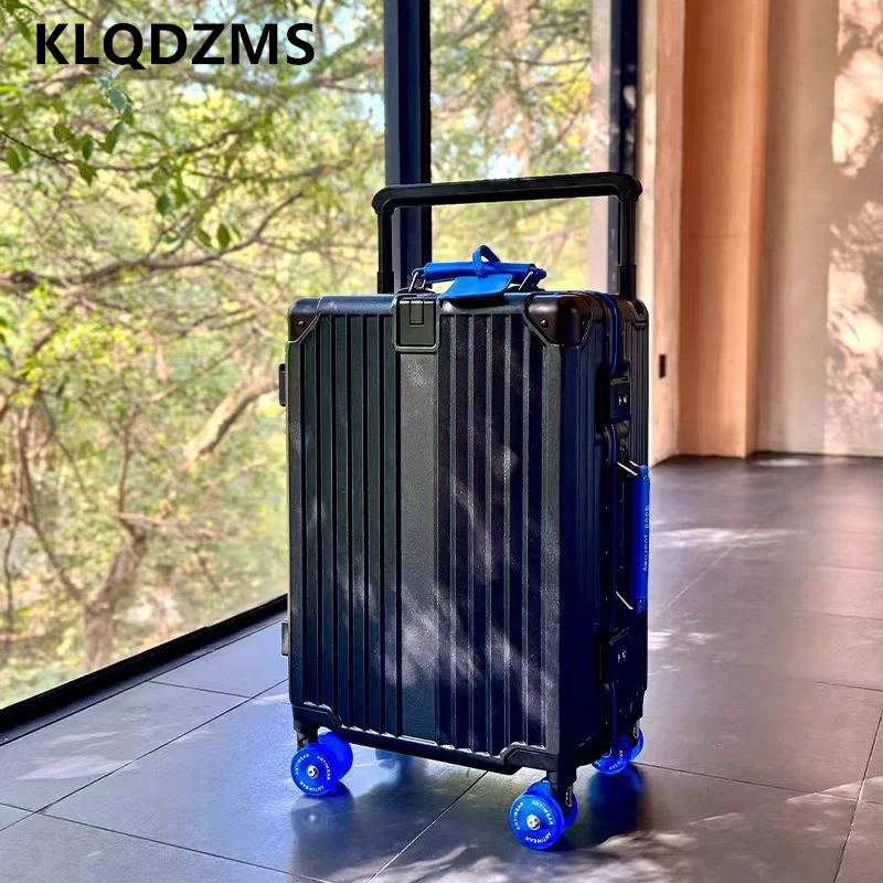 KLQDZMS Reisegepäck 24"26"28"30 Zoll Damen-Trolley mit großer Kapazität 20" ABS+PC Boarding Case Herren-Kabinenkoffer