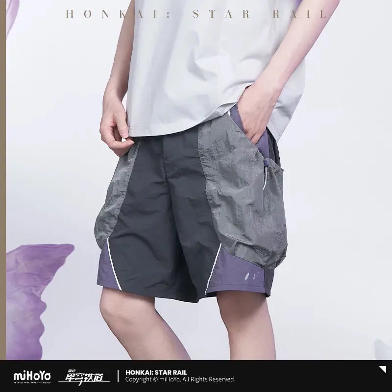

[Genuine] miHoYo Game Castorice Pants Honkai Star Rail Castorice Theme Series Shorts Beach Pant Capri Pants Cosplay Xmas Gifts