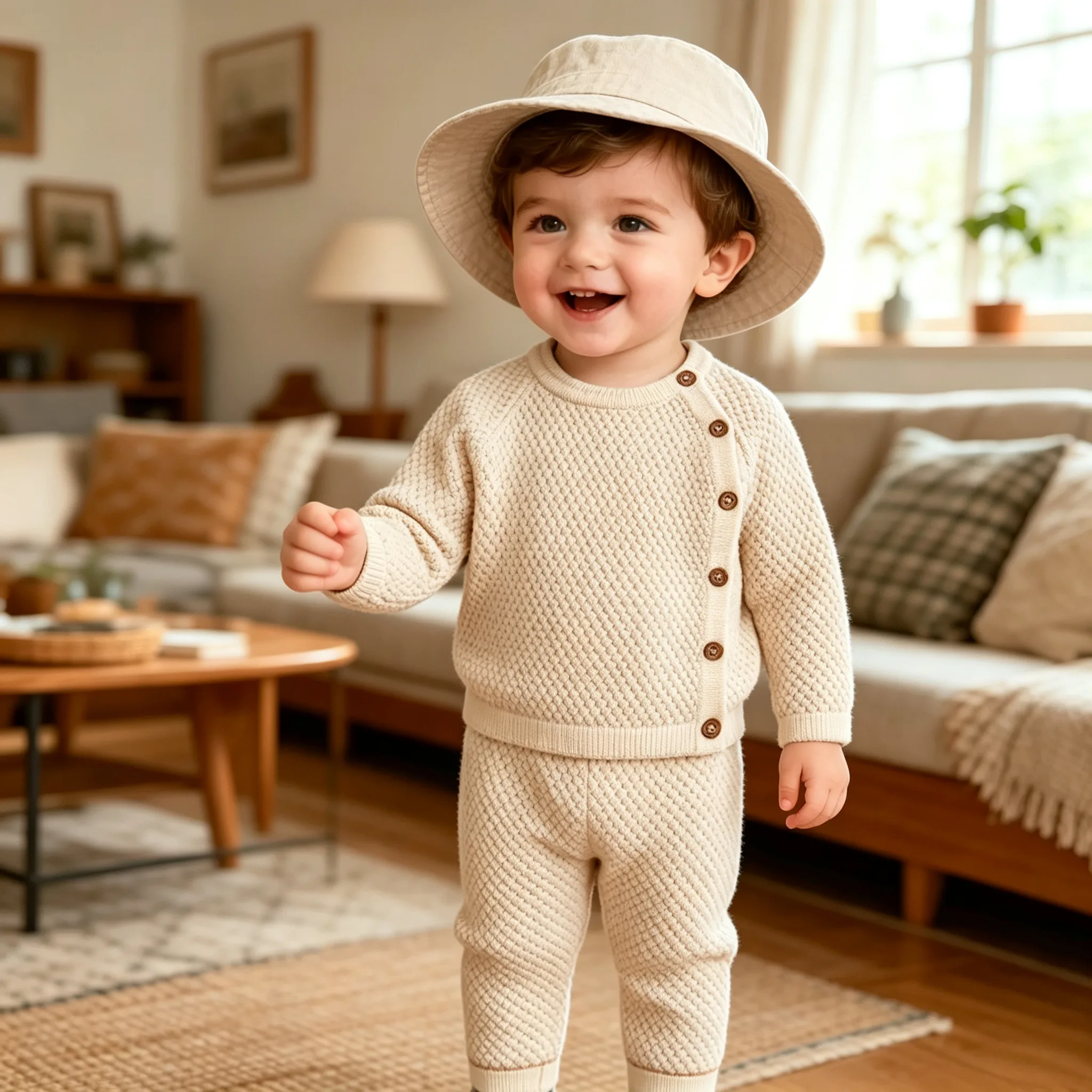 Herbstliches, niedliches, einfarbiges zweiteiliges Set für Kinder, Jungen, Langarm-Oberteil mit Hose, für Kinder, lässiges Sportoutfit, 1 2 3 4 5 6 Jahre