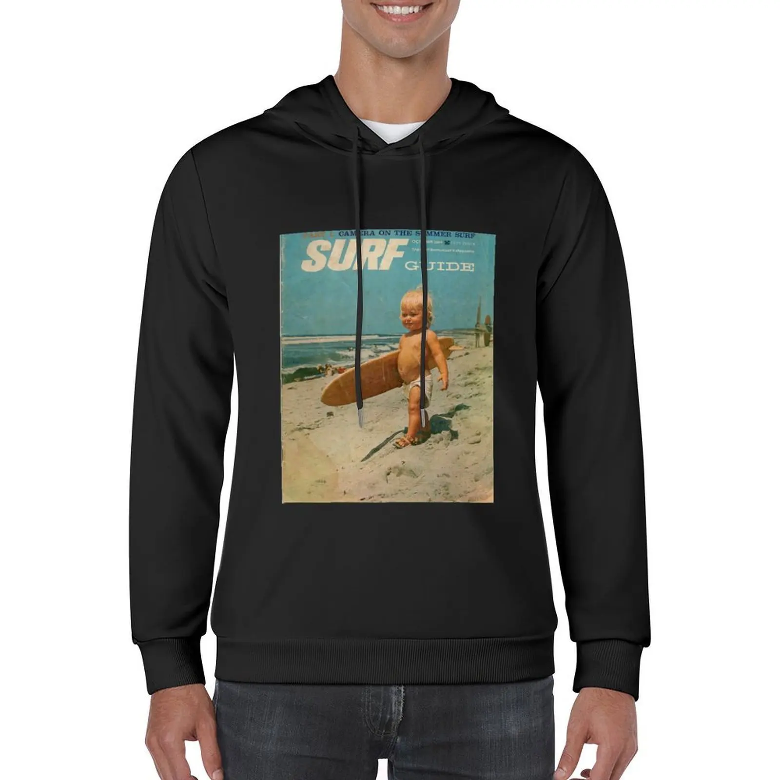 مجموعة تي شيرت رجالي بقلنسوة من Born2Surf، ملابس رجالية عصرية، ملابس أنيمي، هوديي للرجال