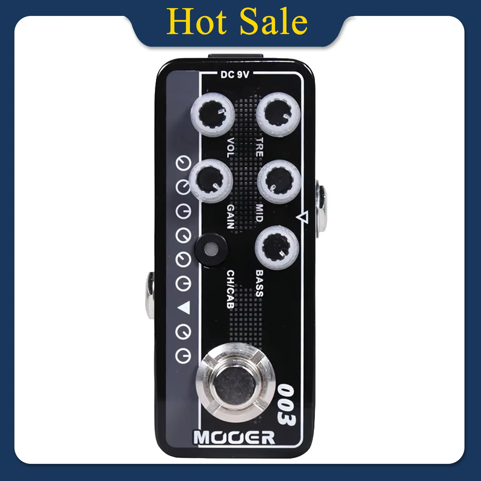 MOOER 003 Guitar Effect Pedal Power-Zone Digital Preamp Effect Truly Versatile Micro Dual Channel Preamp Pedal Guitar Parts