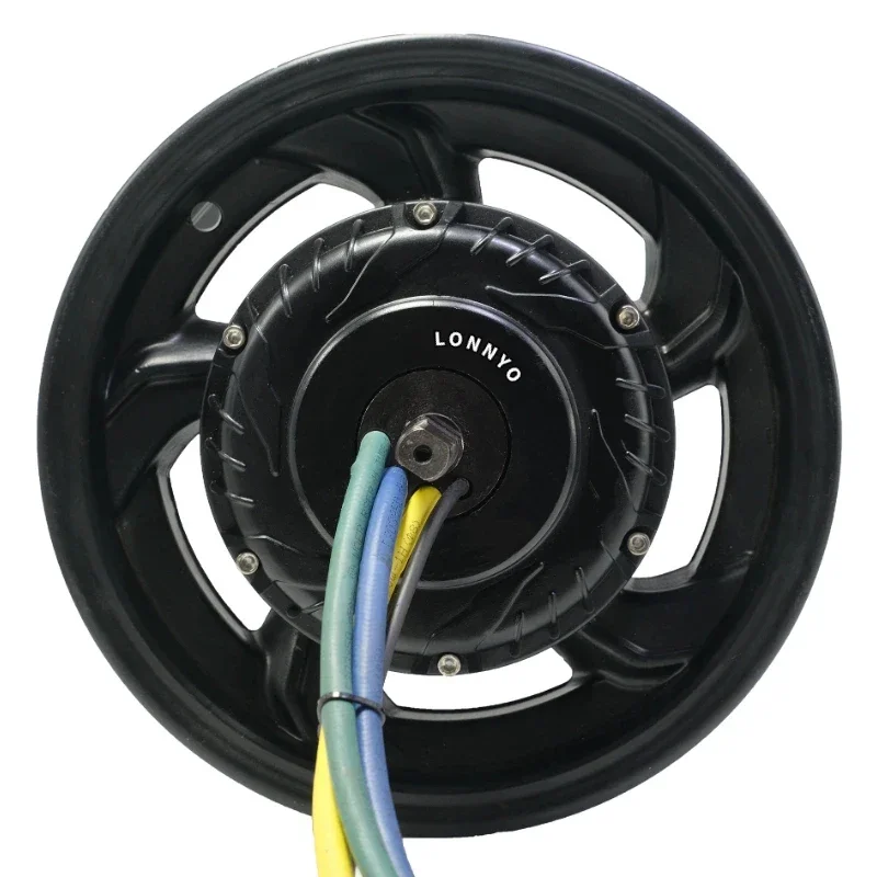 12inch Hub Motor LONNYO 2000 4000w 5000w 60mm Dropout 125MM 130MM High Power For FIIDO Electric Scootor Brushless Hub Motor