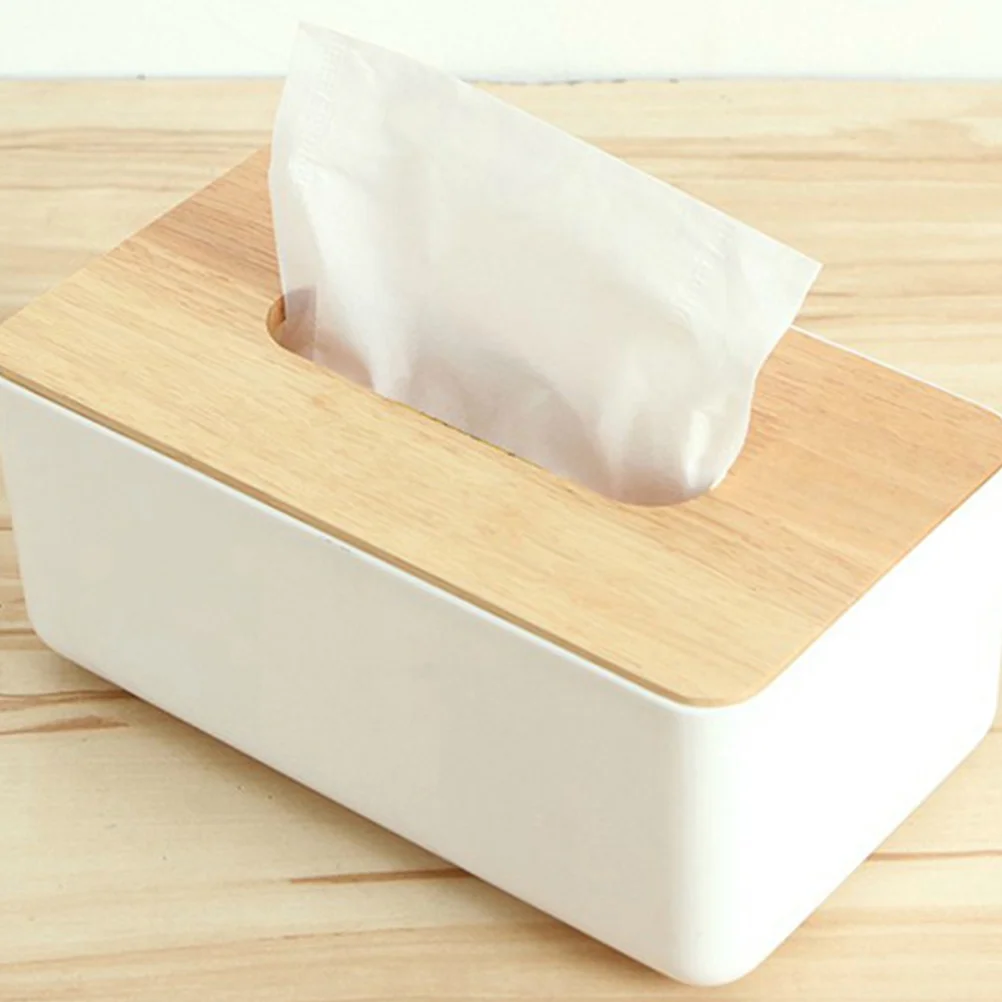 

2 шт., деревянные чехлы для коробок, большой прямоугольник, домашний декор, бумажные полотенца, коробка для салфеток, чехлы для хранения салфеток, бытовой органайзер