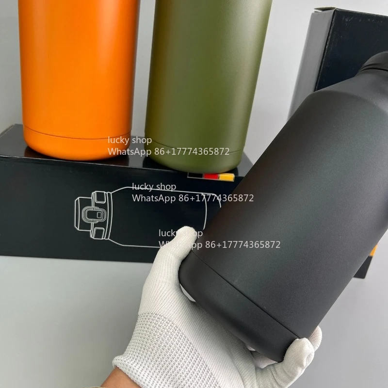Large Capacity 316 Stainless Steel Thermal Insulation Kettle Straw Thermos Cup