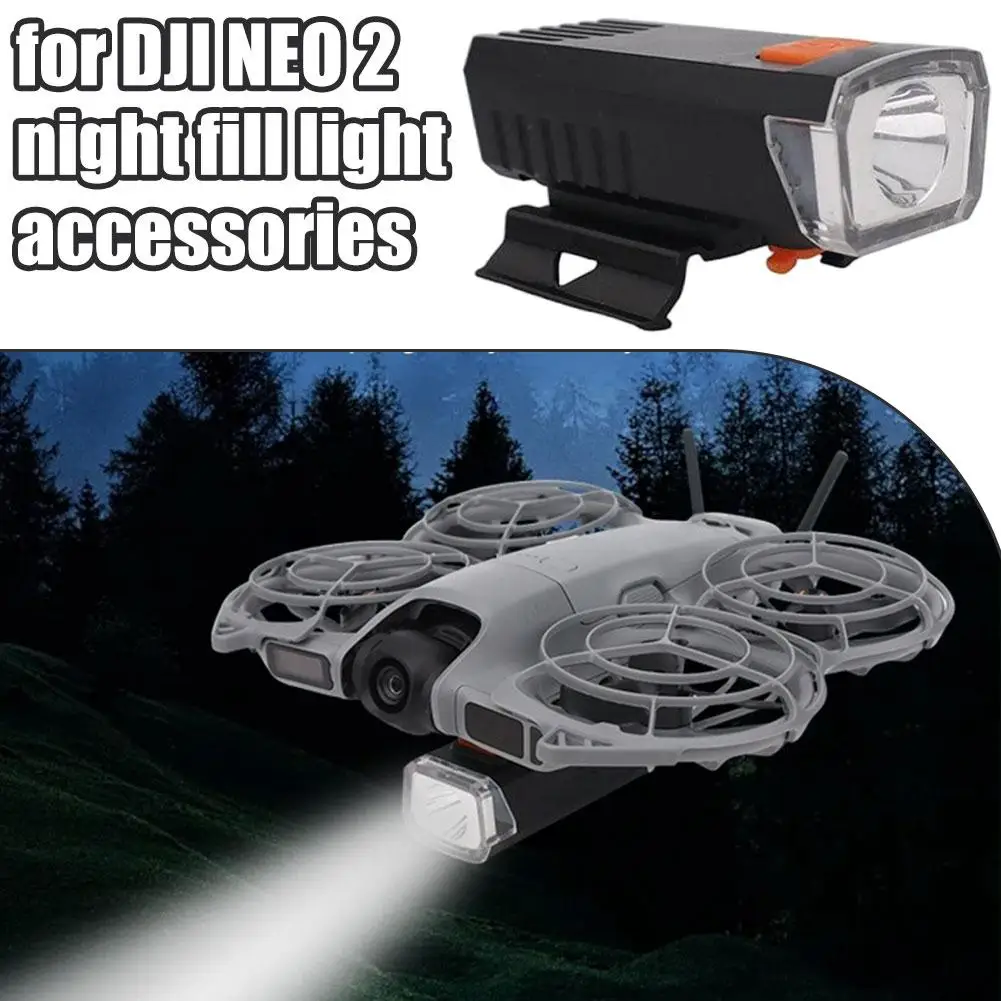 For DJI NEO 2 Drone Night Flight Lights Flash LED Night Navigation Lights Fixed Searchlights Drone Night Fill Light Accessories