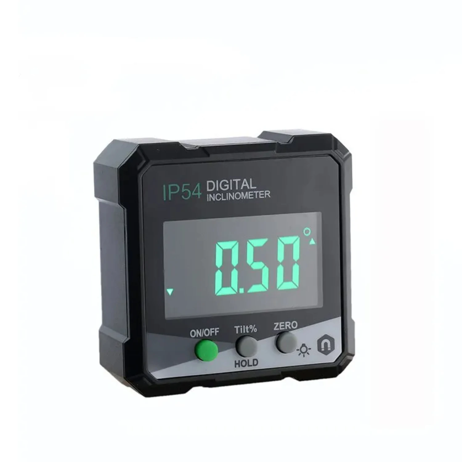 High Accuracy Precision Digital Backlight Inclination Box with Suction Protractor Angle Meter - Clear Display and Easy to Read -