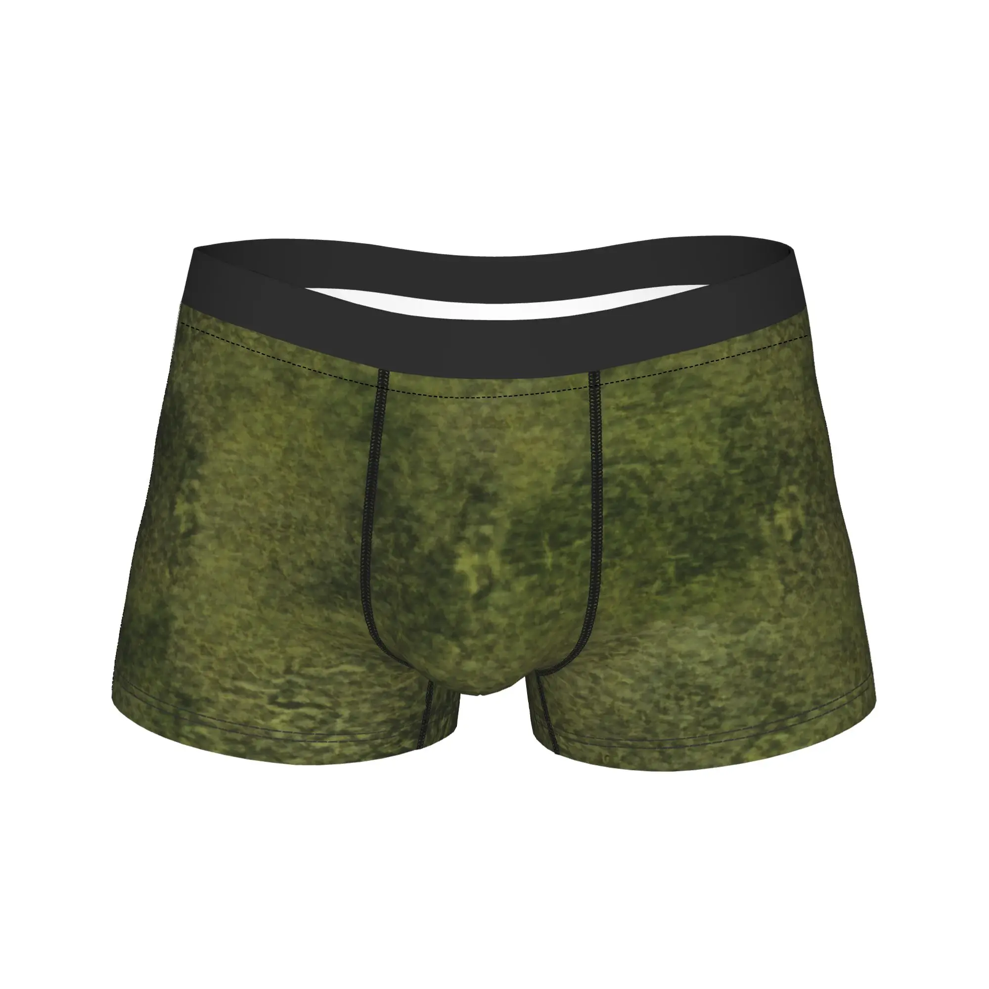 

Grass Battlemat Underwear Elastic Panties Printed Boxer Brief For Man Pouch Plus Size Boxershorts