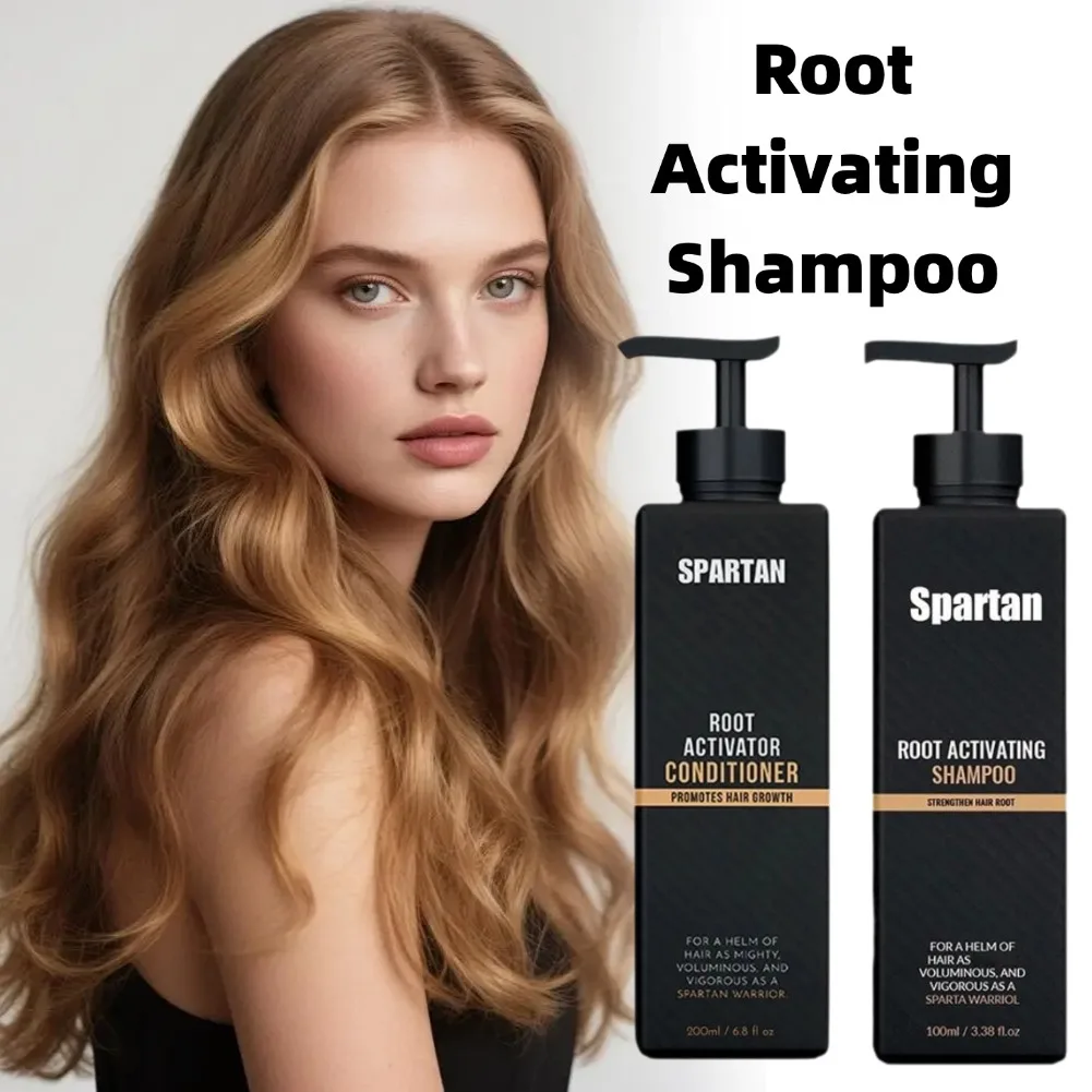 

Шампунь SPARTAN для активации корней волос против выпадения и для контроля жирности, придающий объем, питательный, восстанавливающий и укрепляющий кондиционер для волос