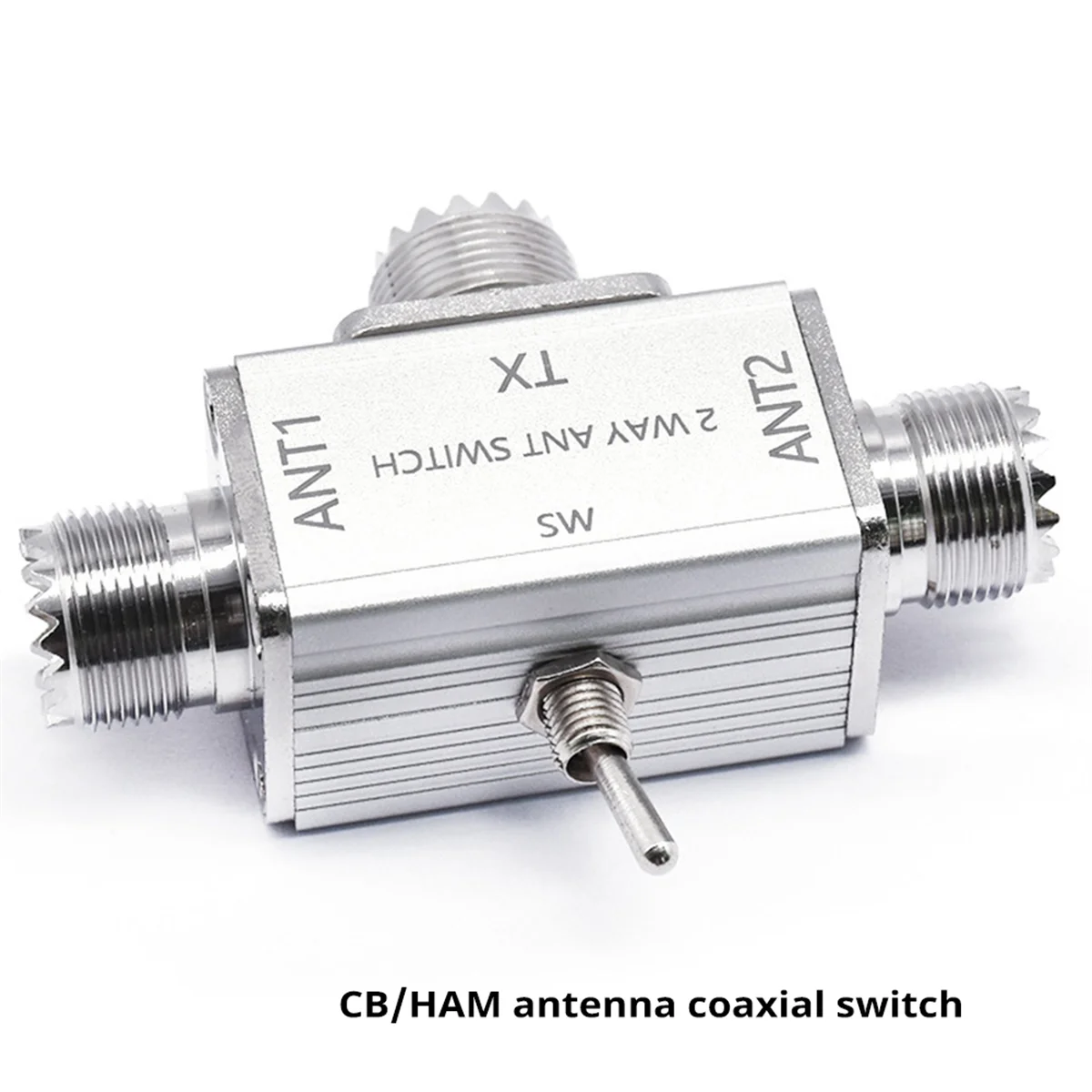 

ABNJ Новые 2-полосные коаксиальные переключатели антенны CB/HAM с защитой от выключения/заземления 100 Вт, 1-30 МГц, ручные коаксиальные переключатели антенны SL-16