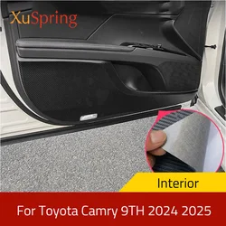 For Toyota Camry 9TH 2024 2025 Car Door Anti-dirty Anti-kick Mat Pad Cushion Sticker Garnish Decoration Car-styling Accessories