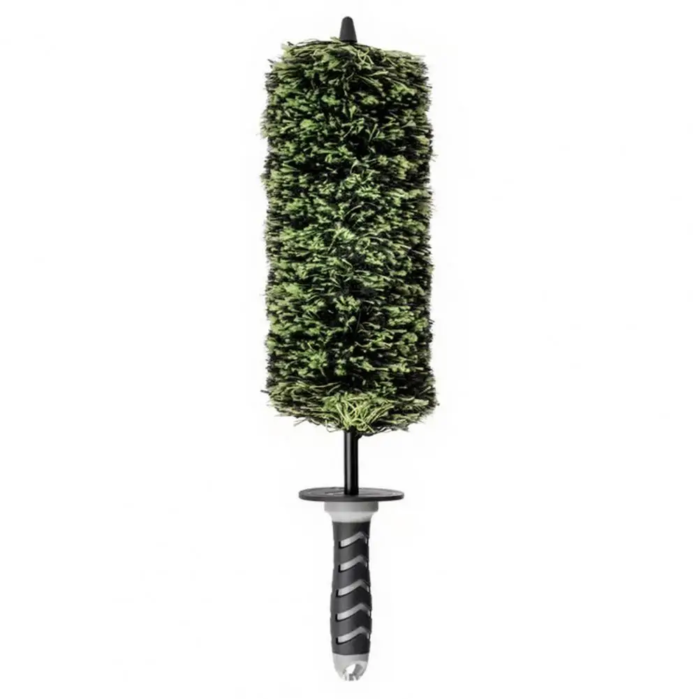 Auto Detailing Supplies Wheel Barrel Brush for Car Ergonomic Non-slip Handle Rim Cleaner Tool Soft Bristle Brush for Wheel Brake