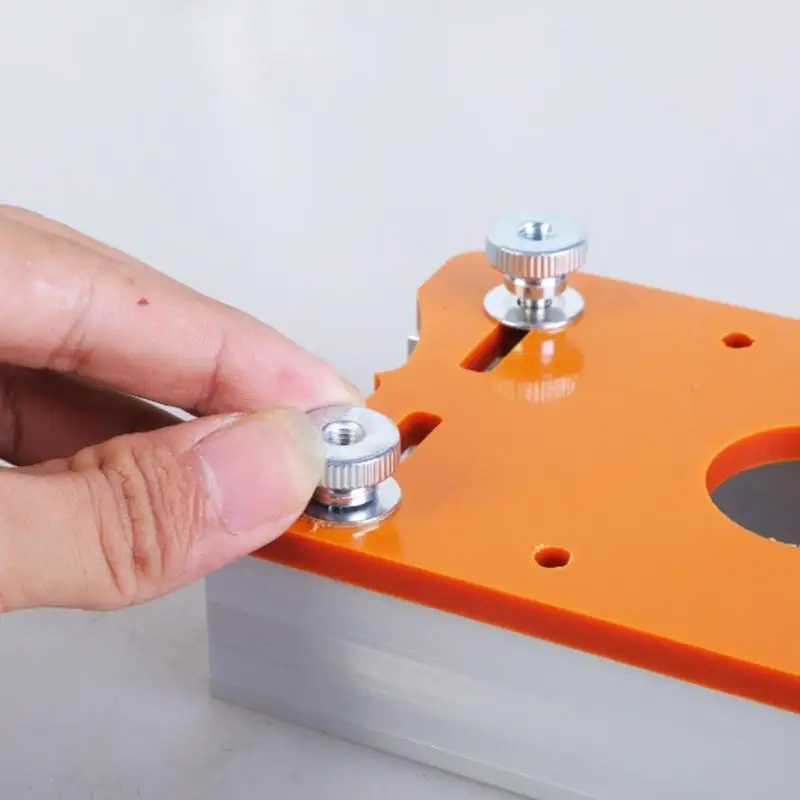 Bộ định tuyến gỗ Base 2 in 1 Router Router Router Router Bộ định tuyến cho tông đơ công cụ cơ sở nhựa trong suốt
