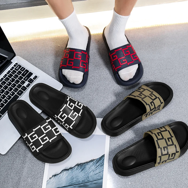 

Летние мужские модные тапочки больших размеров с цветными блоками, облегающие повседневные нескользящие быстросохнущие тапочки на плоском каблуке и мягкой подошве