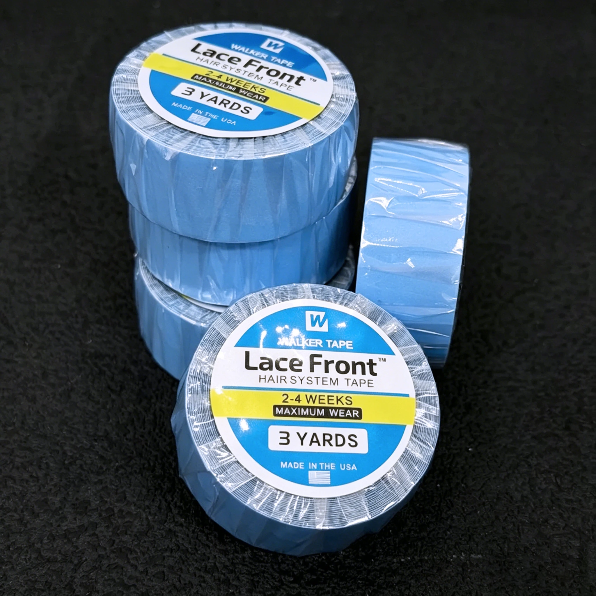 Walker Tape Blue Lace Double Sided Tape Roll0.787" x 3 yards for Toupees & Wigs view 5