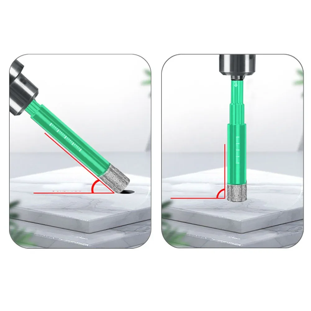 เพชรเจาะบิต Brazed แห้งกระเบื้องเซรามิค 6-16 มม.เลื่อยหินอ่อนเซรามิคหินแกรนิต Porcelain ถ้วยรูเปิด