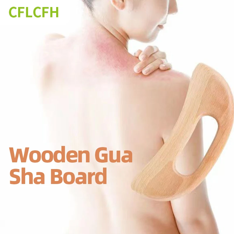 

Gua Sha Board Wooden Gua Sha Scraper Slimming Scraping Board Massage Guasha Massager Body Tissue Physiotherapy Tool