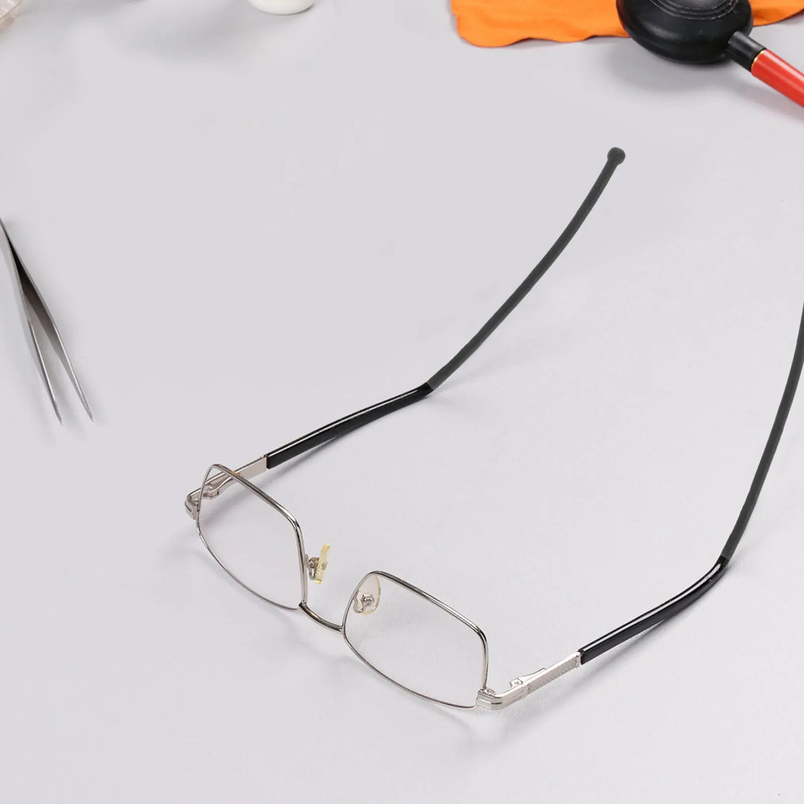 

4Pairs Silicone Eyeglass Temple Sleeves Anti-Slip Glasses Ear Grips Non Slip Eyeglass Arm Covers Glasses Ear Cushions Protective
