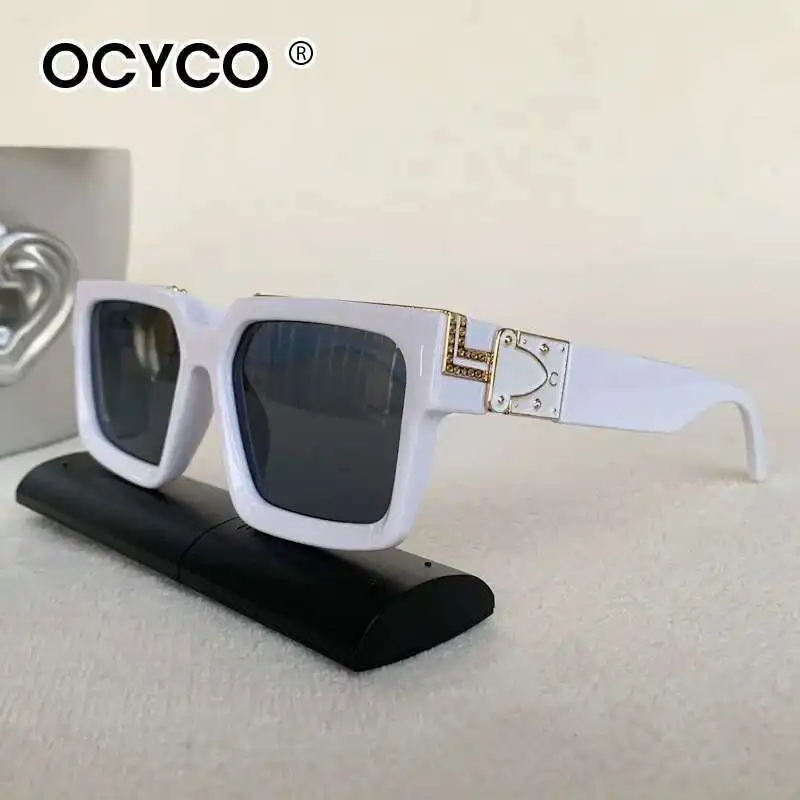 

Vintage Square Men Sunglasses 2025 Luxury Brand Fashion Classic Sun Glasses For Women UV400 Shades Eyewear Oculos De Sol