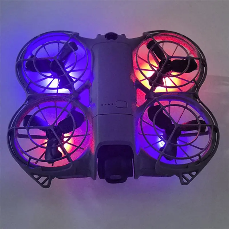 FFYY-For DJI NEO 2 متوافق مع الطائرات بدون طيار LED مصباح إشارة صغير وامض ستروب مصباح تحذير-ليلة استبدال سلامة الطيران