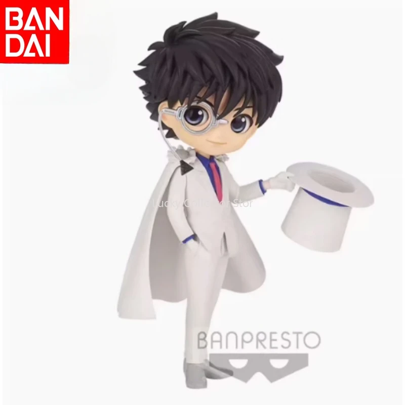 Genuine Bandai Qposket Detective Conan Kudo Shinichi Phantom Thief Kid Xiaolan Jingpin Figure Japanese Animation Model Toy