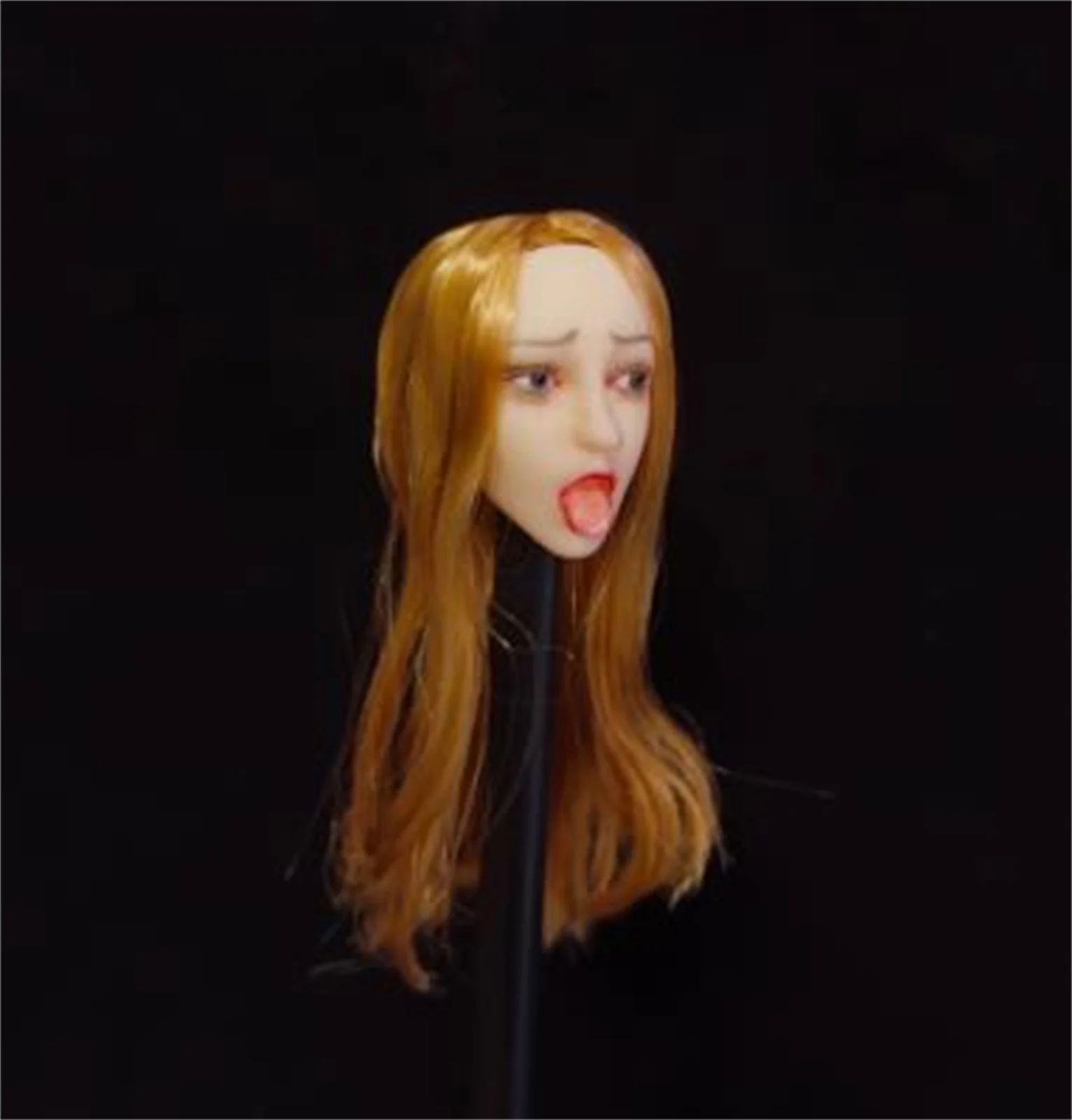 

1/6 Scale head Sculpt Female pale Expression Cute Girl Model toys Fit 12'' Tbleague Phicen Action Figure Body customize