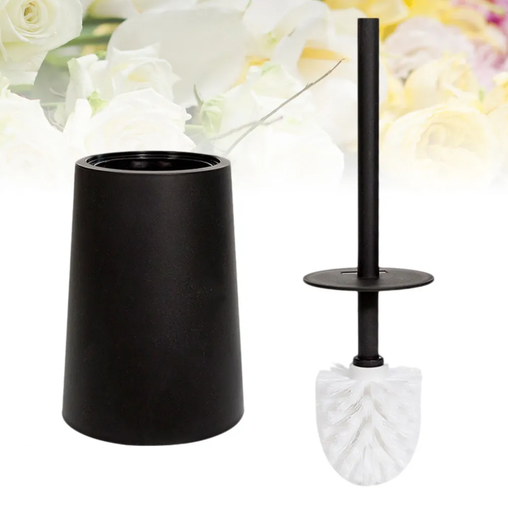 

1Set Modern Toilet Brush Set with Deep Cleaning Soft Dense Bristles Leak Proof Holder Odor Resistant for Residential Commercial