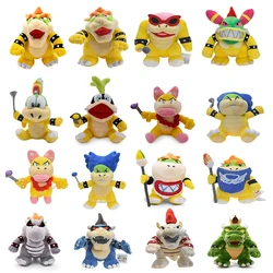 Mario Plush Toys Fury Mario Bowser Koopa JR Ludwig Roy Morton Wendy Lemmy Iggy Larry  King K Rool Anime Stuffed Peluche Doll