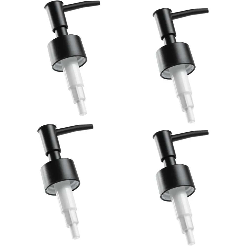 

4 Pcs Shampoo Lotion Soap Pumps, Kitchen Sink Soap Dispenser Pump, Pump Bottle Dispenser Replacement for 28/400 Threaded Neck Bottles