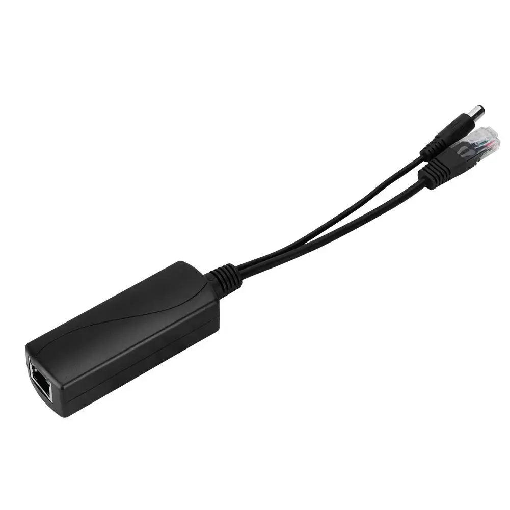 HKBTM 48V a 12V POE conectores adaptador Cable divisor inyector fuente de alimentación para Huawei para Hikvision 2022 nuevo