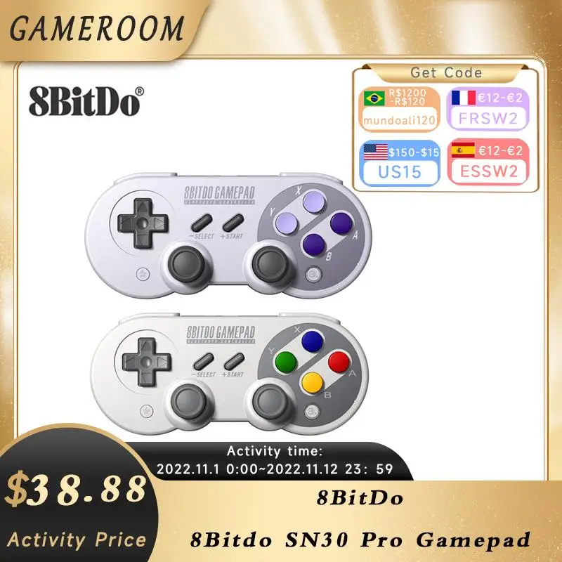 Top 8Bitdo SN30 Pro Gamepad for Nintend switch MacOS Android Controller Wireless Bluetooth Controller Joystick For NS Switch