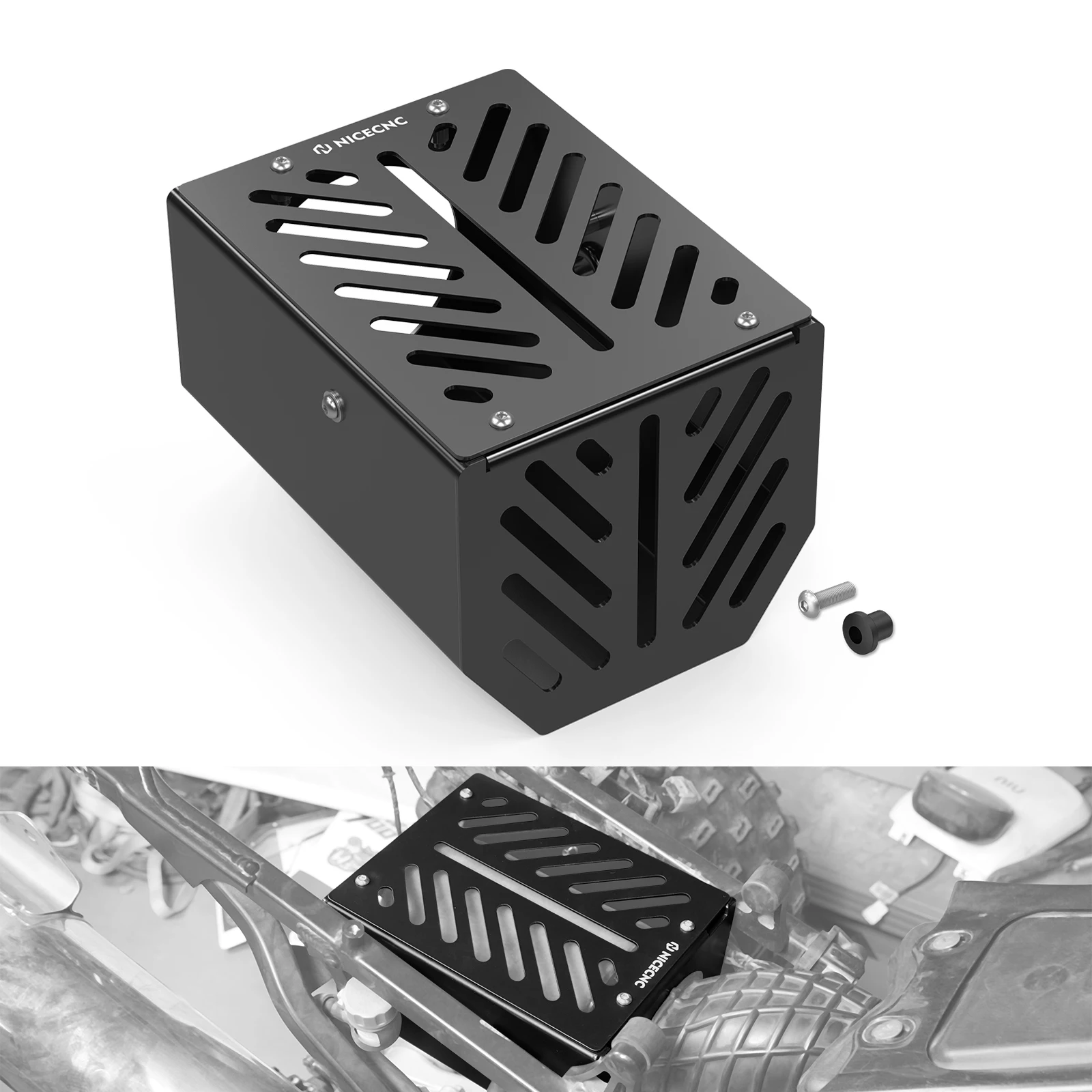 

For Honda TRX450R 2006-2009 ATV High-Flow Airbox Kit TRX450ER 2006-2014 Aluminum Alloy 17210-HP1-600