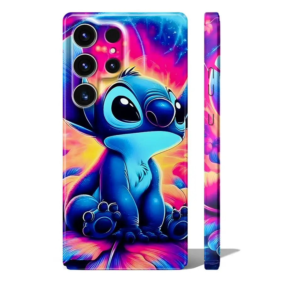 غرزة لطيف الفن الصلب غطاء الهاتف حقيبة لهاتف سامسونج غالاكسي S25 + S23 FE S20 S25 Ultra S24 + نوت 20 S21 S24 Plus S22