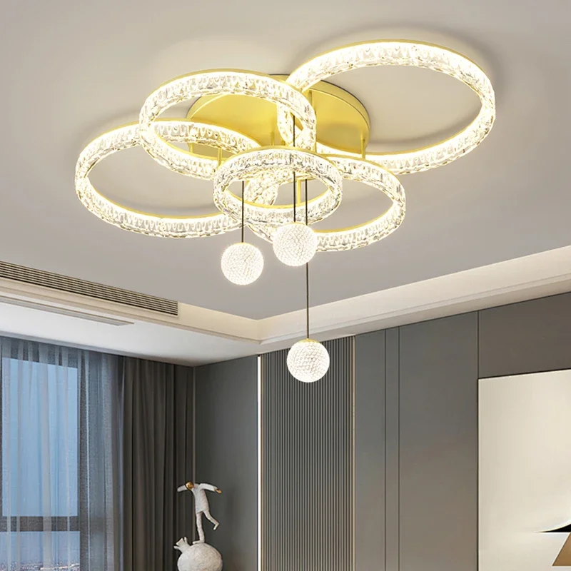 Modern Simple Led Pendant Ceiling Lamp Dimmable for Living  Room Tables   Dining Bedroom Chandelier Home Decor Lusters Luminaire