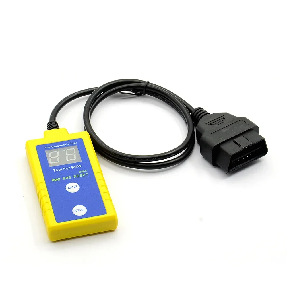 Car Auto OBD SRS Scan Reset Tool B800 for BMW 1994-2003 E36 E46 E34 E38 E39 Z3 Z4 X5 B800 Read and Clear SRS Trouble Codes